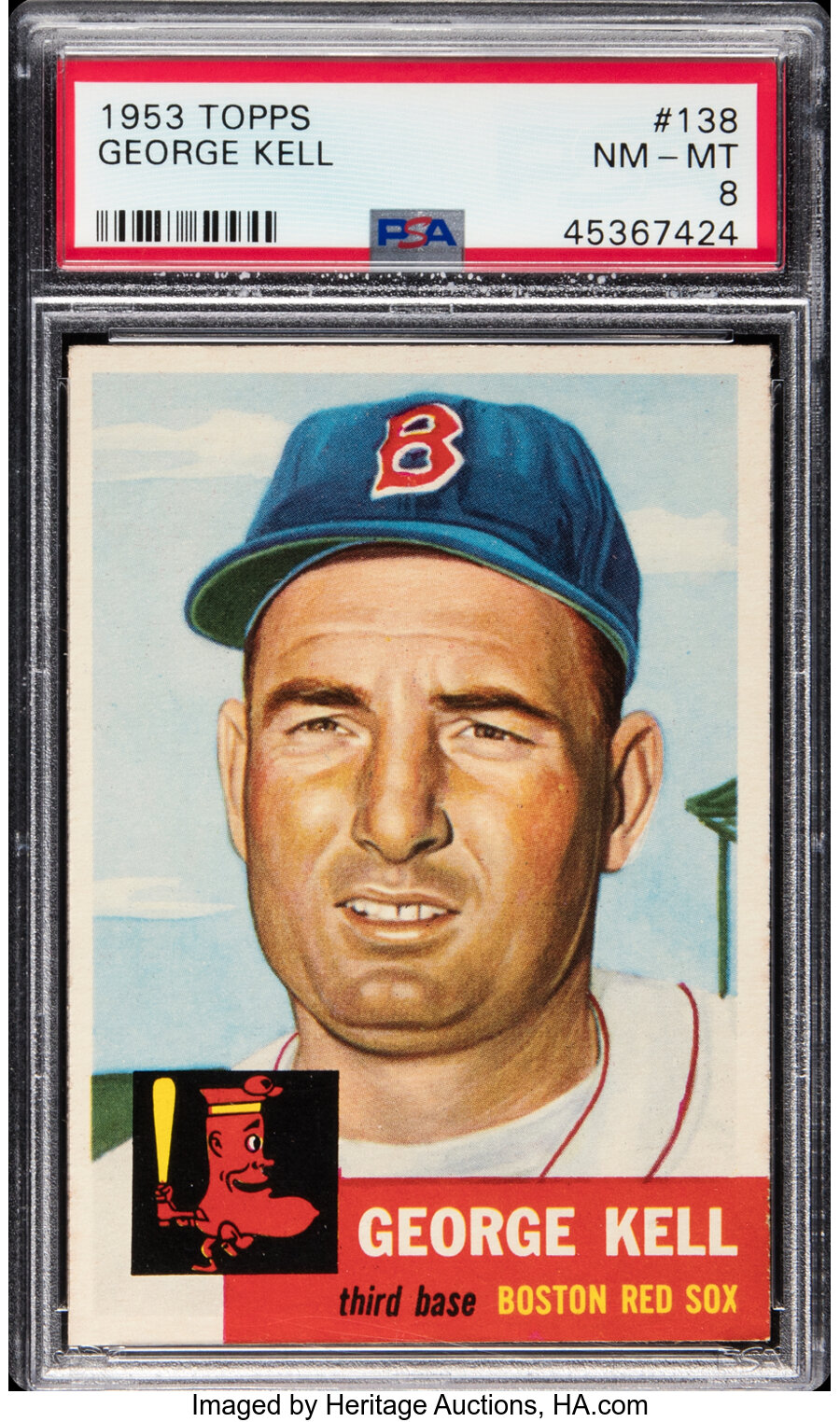 1953 Topps George Kell #138 PSA NM-MT 8