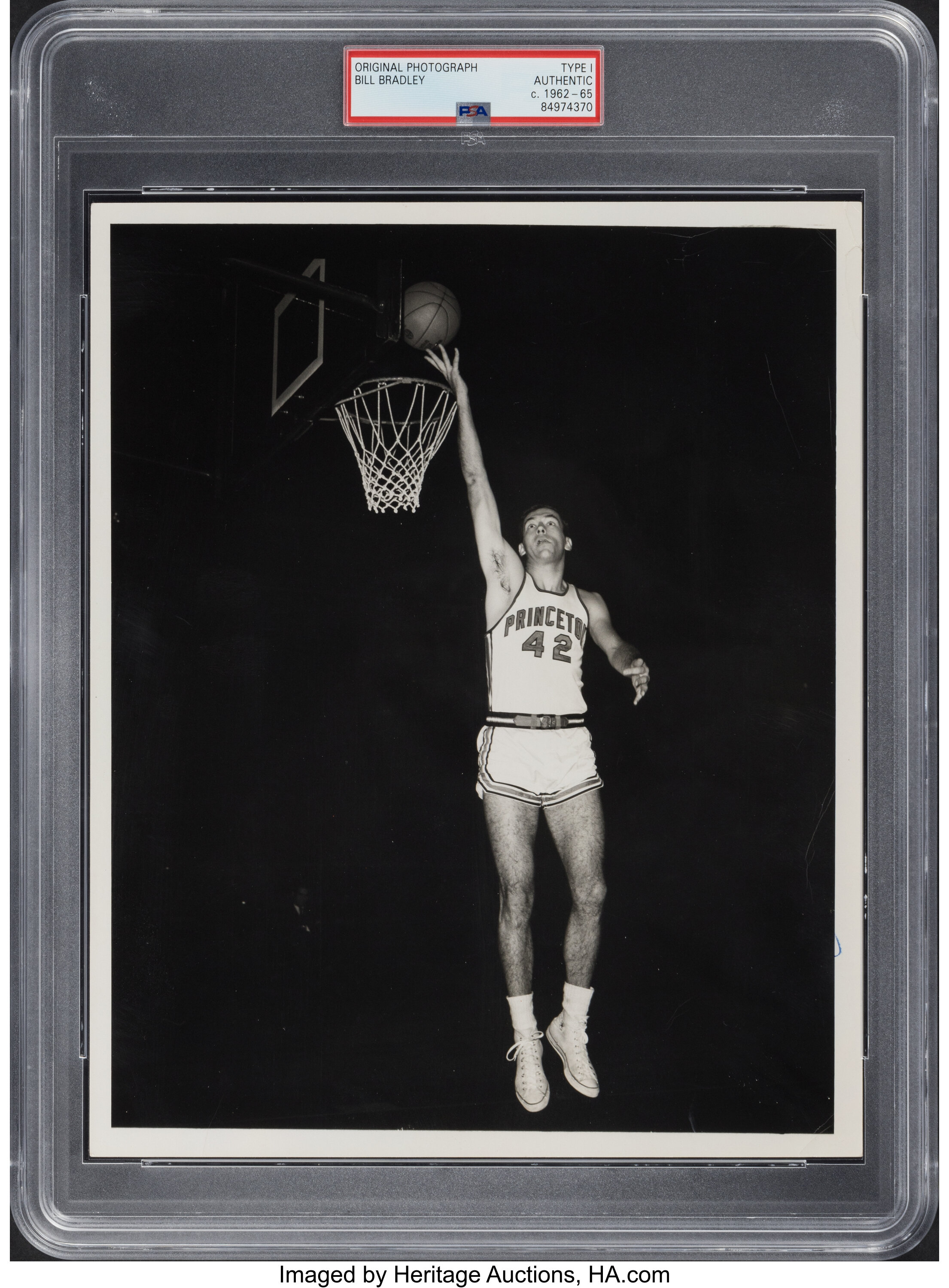 1962-65 Bill Bradley Original Photograph, PSA/DNA Type 1.... | Lot ...