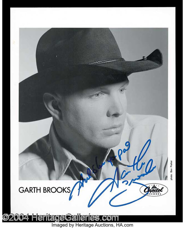 Garth Brooks Country Singer Platinum Cuts Trading Card W/ 