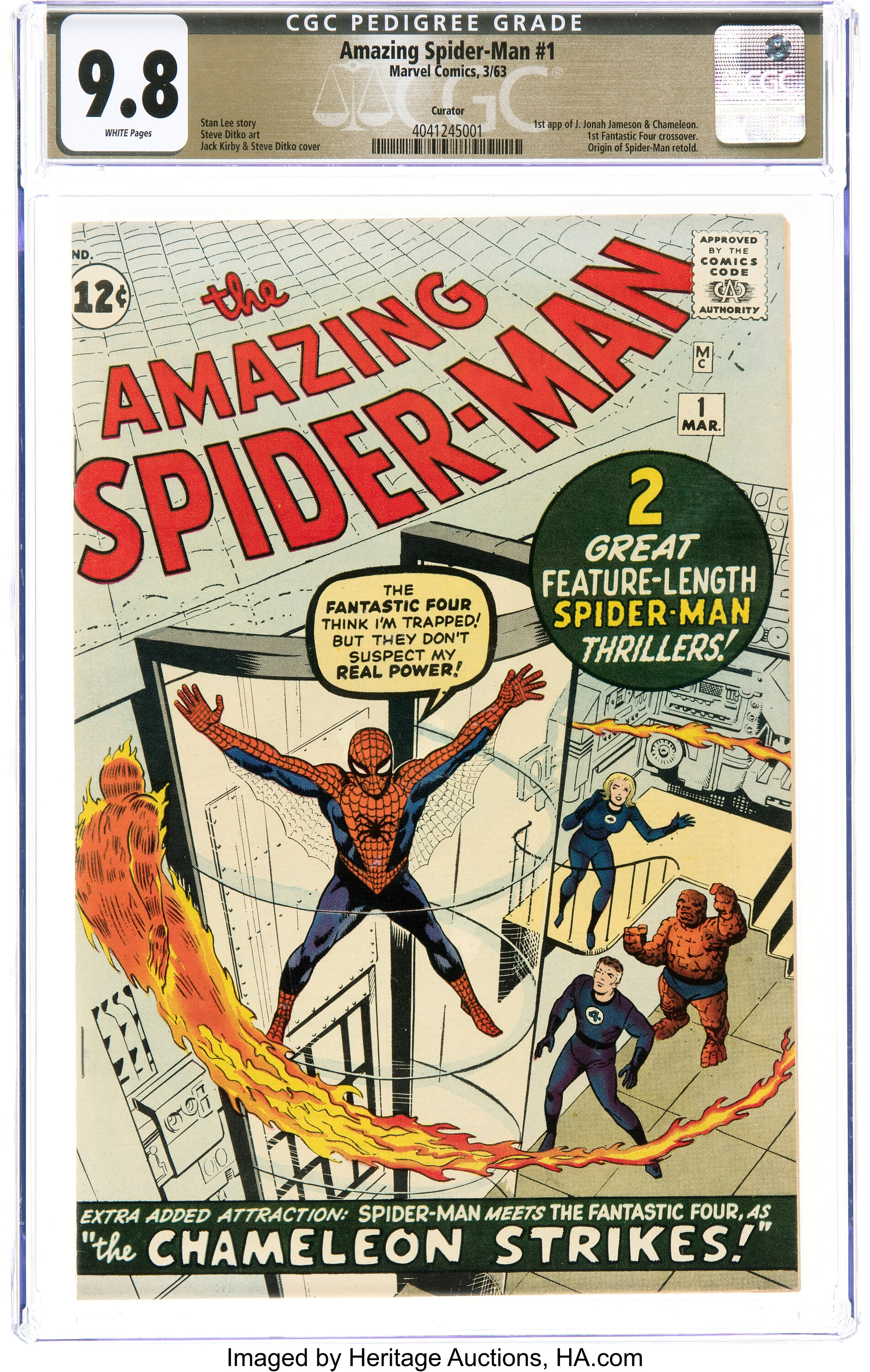 The Amazing Spider-Man #1 Curator Pedigree (Marvel, 1963)