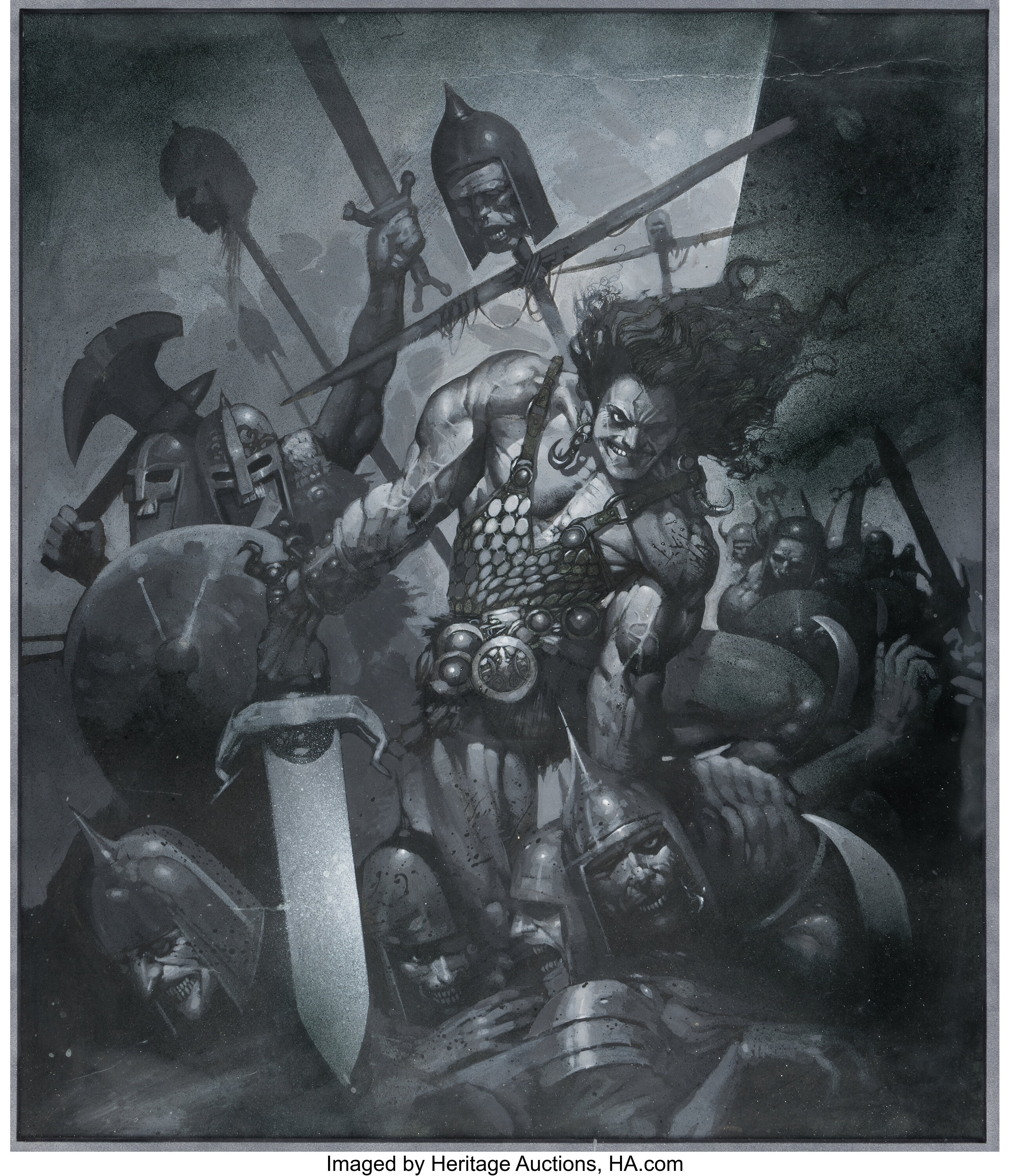 Simon Bisley A1 #2 Complete 5-Page Story 