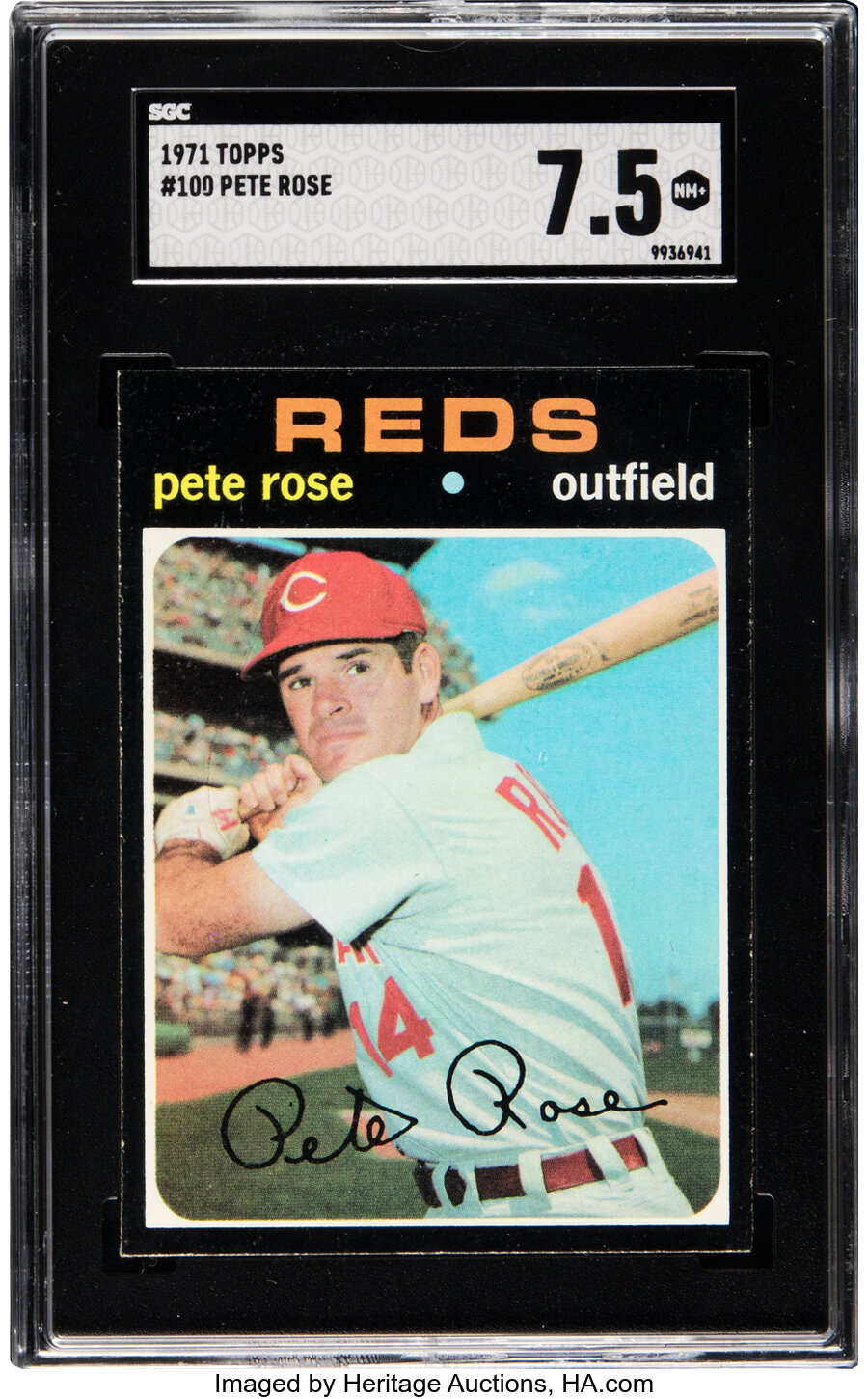 1971 Topps Pete Rose #100 SGC NM+ 7.5