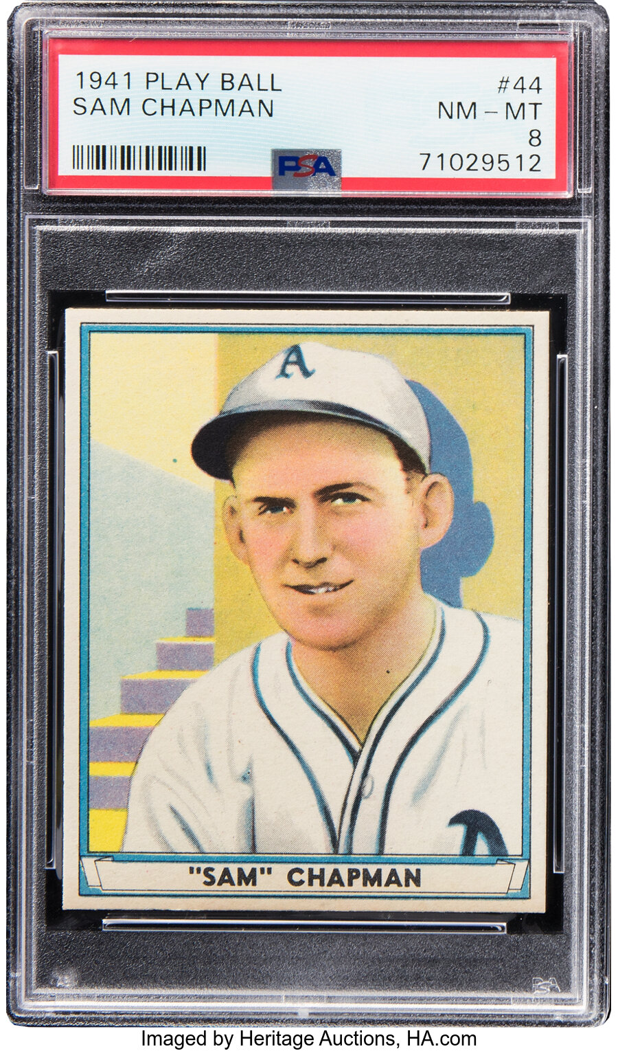 1941 Play Ball Sam Chapman #44 PSA NM-MT 8 - Three Higher!