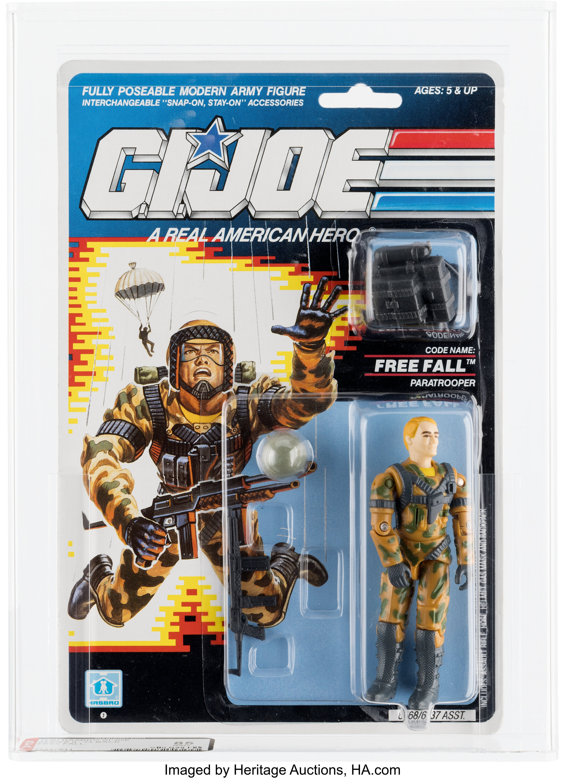 G.I. Joe Free Fall AFA 85 (Hasbro, 1990).... Action Figures
