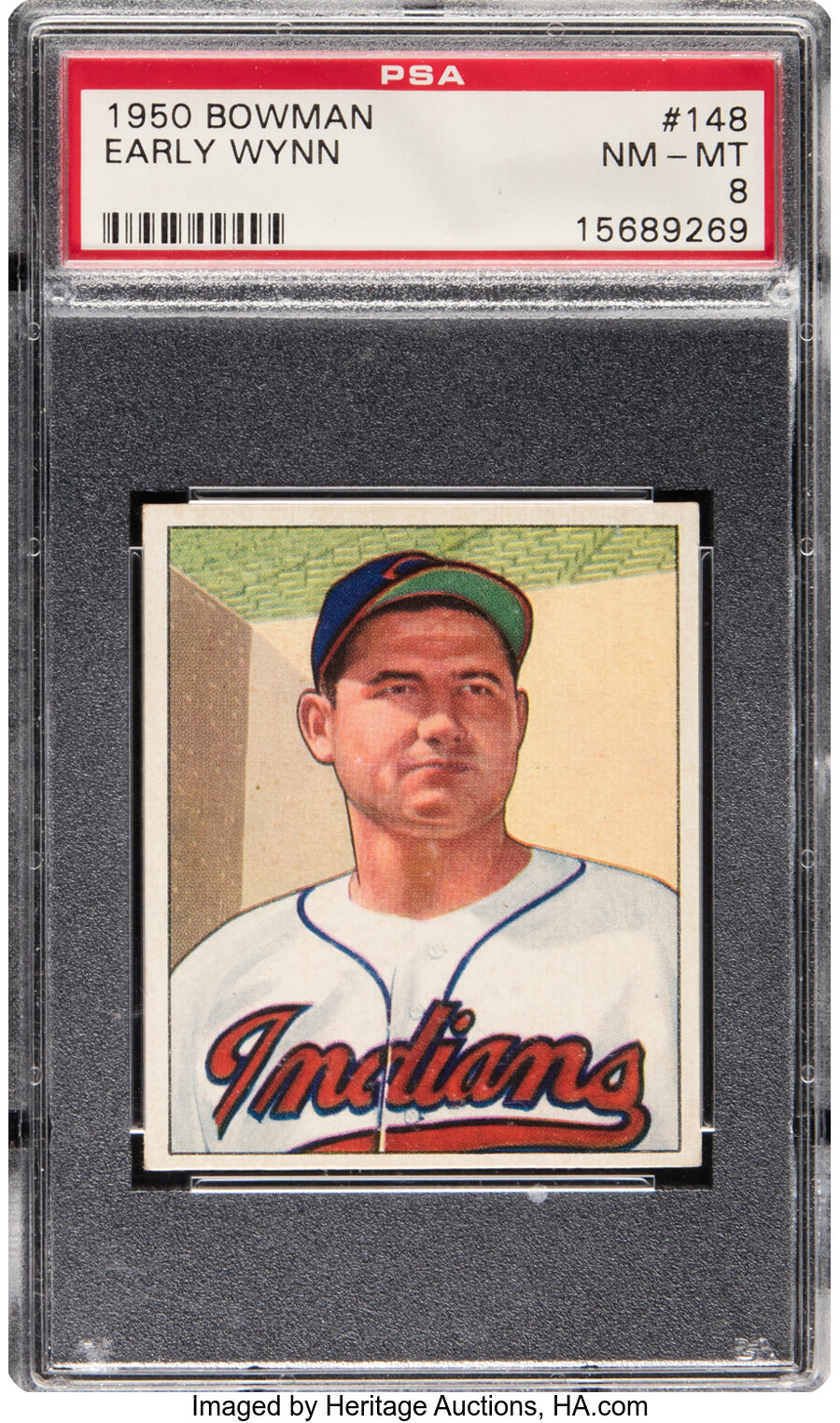 1950 Bowman Early Wynn #148 PSA NM-MT 8