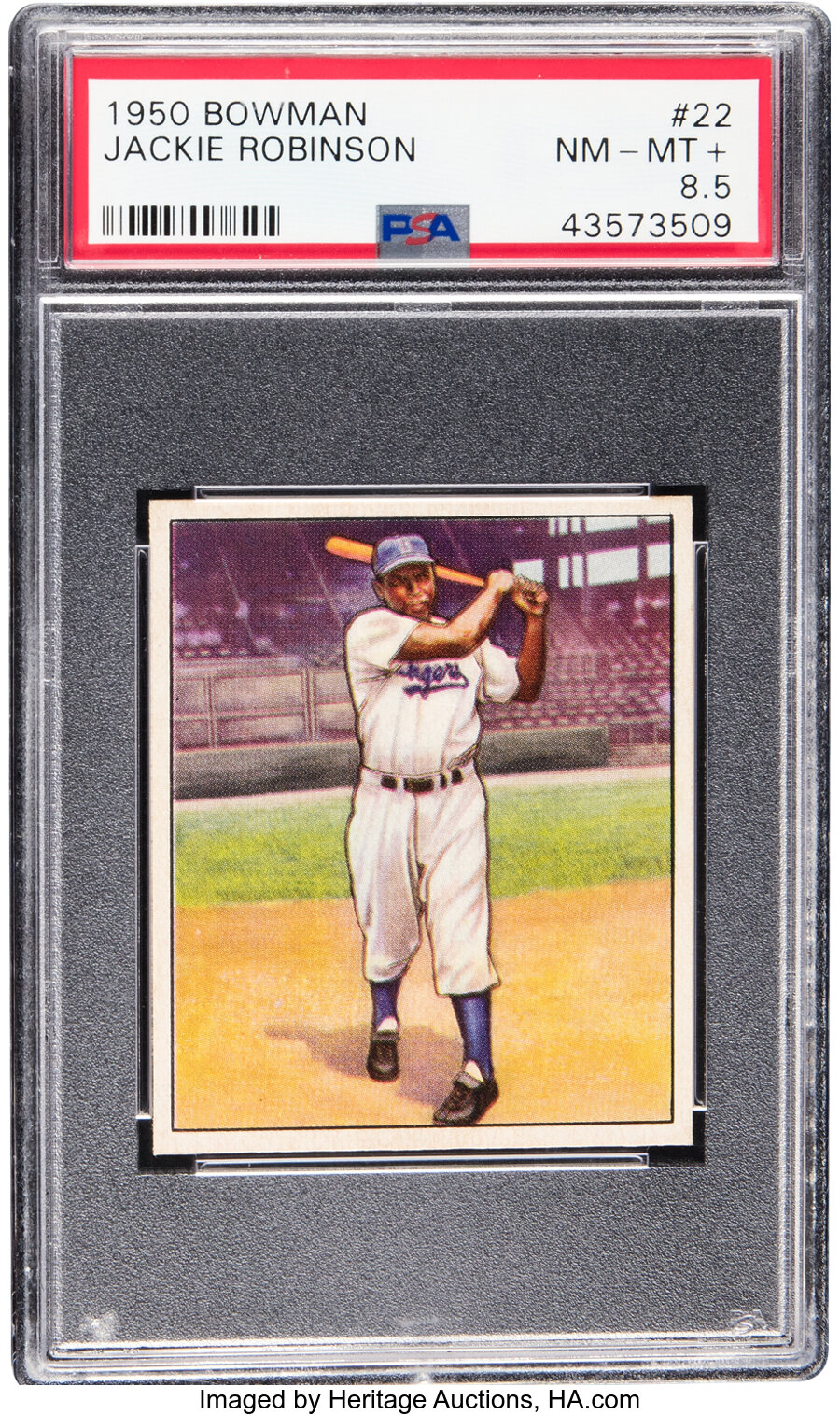 1950 Bowman Jackie Robinson #22 PSA NM-MT+ 8.5