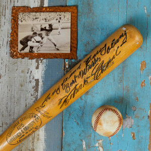 Circa 1971 Roberto Clemente Game Used & Signed Bat, PSA/DNA GU 10--Photo Matched