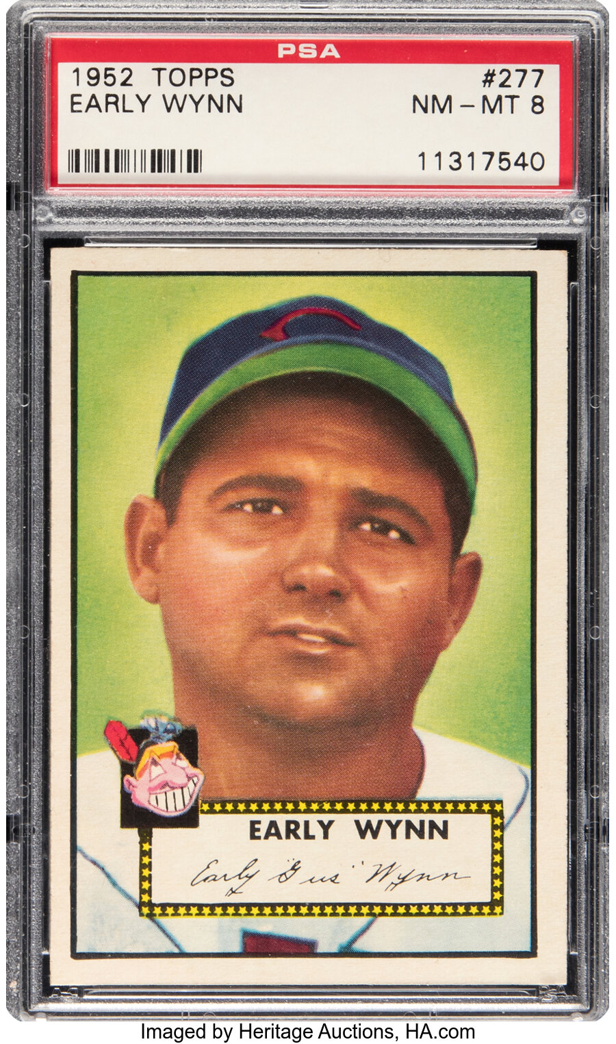 1952 Topps Early Wynn #277 PSA NM-MT 8