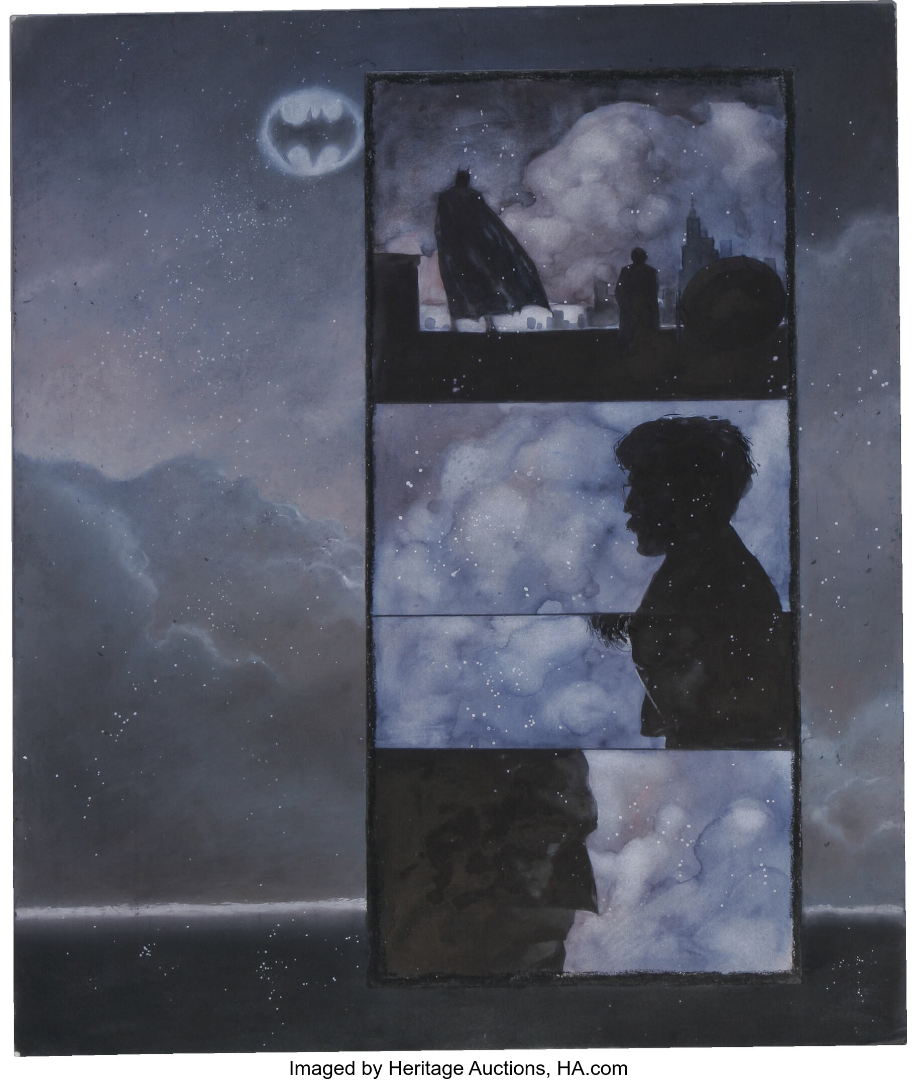 Scott Hampton - Batman: Night Cries, page 43 Original Art (DC, | Lot #44170  | Heritage Auctions