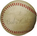 Signed Babe Ruth baseball, other Bambino belongings up for auction