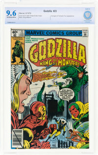 Godzilla #23 (Marvel, 1979) CBCS NM+ 9.6 Off-white to white pages