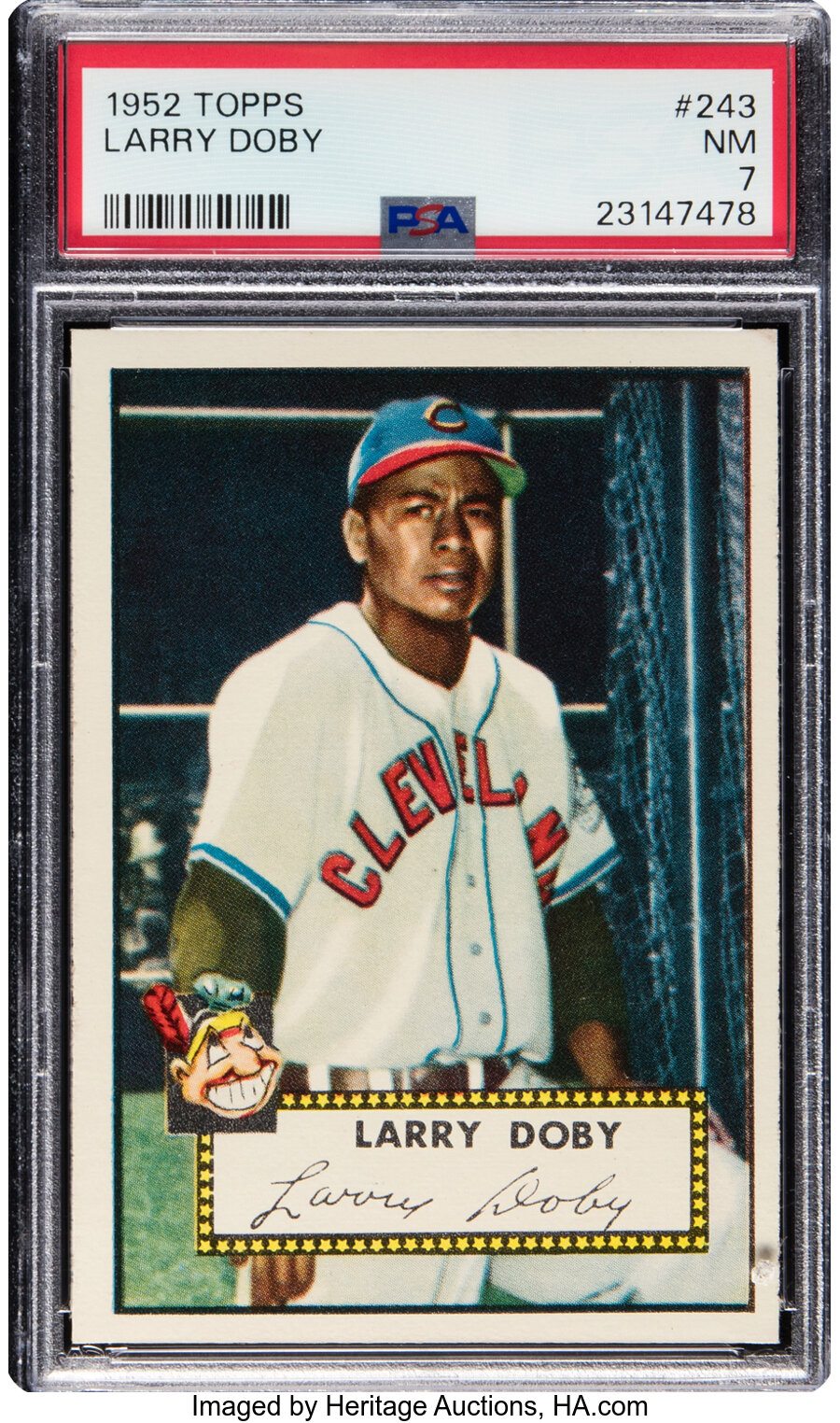 1952 Topps Larry Doby #243 PSA NM 7