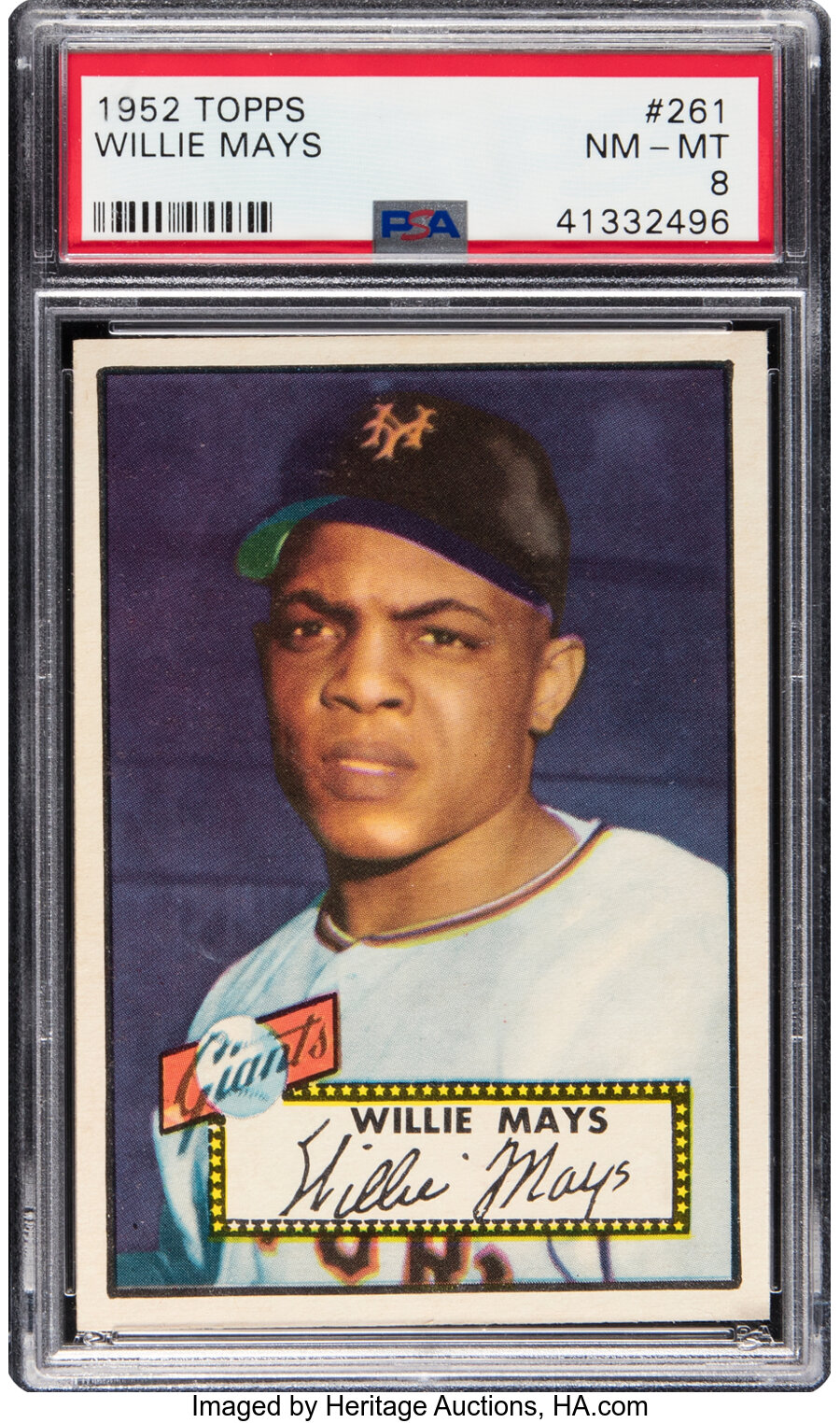 1952 Topps Willie Mays #261 PSA NM-MT 8