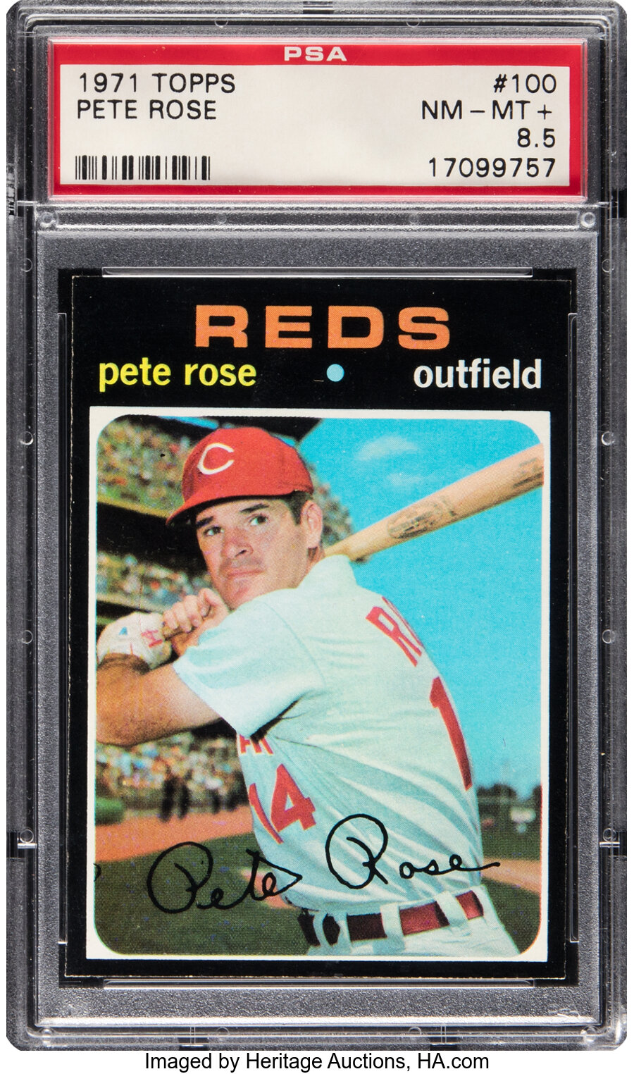 1971 Topps Pete Rose #100 PSA NM-MT+ 8.5