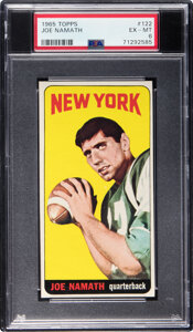 1965 Topps Joe Namath Rookie #122 PSA EX/MT 6