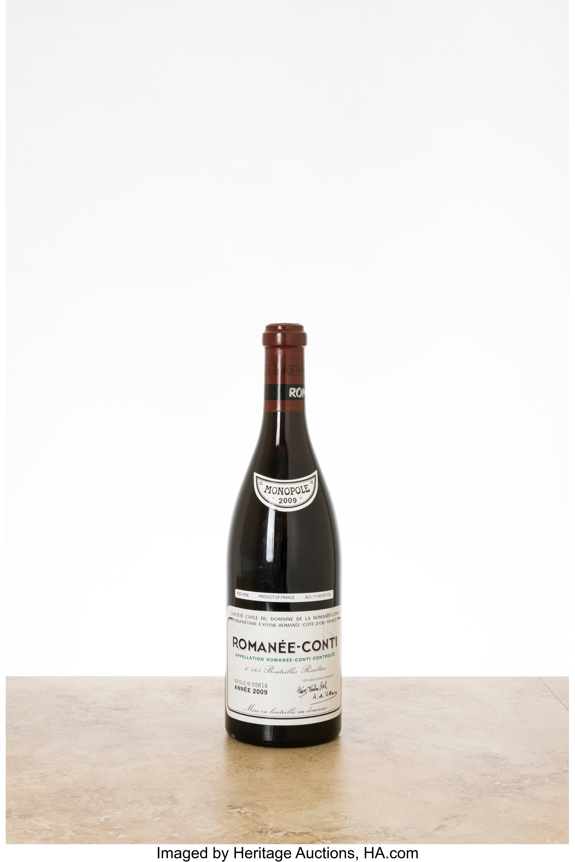 Romanee Conti 2009. Domaine de la Romanee Conti