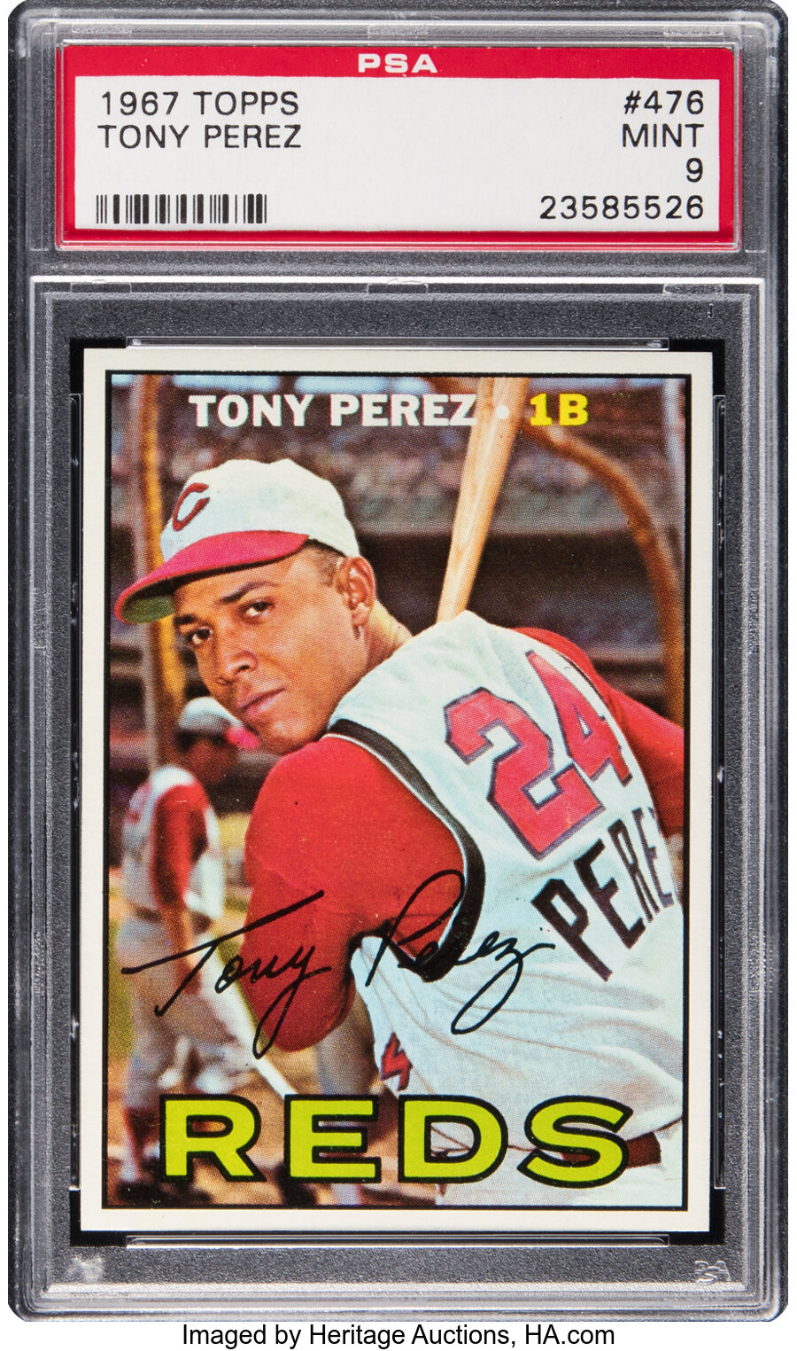 1967 Topps Tony Perez #476 PSA Mint 9