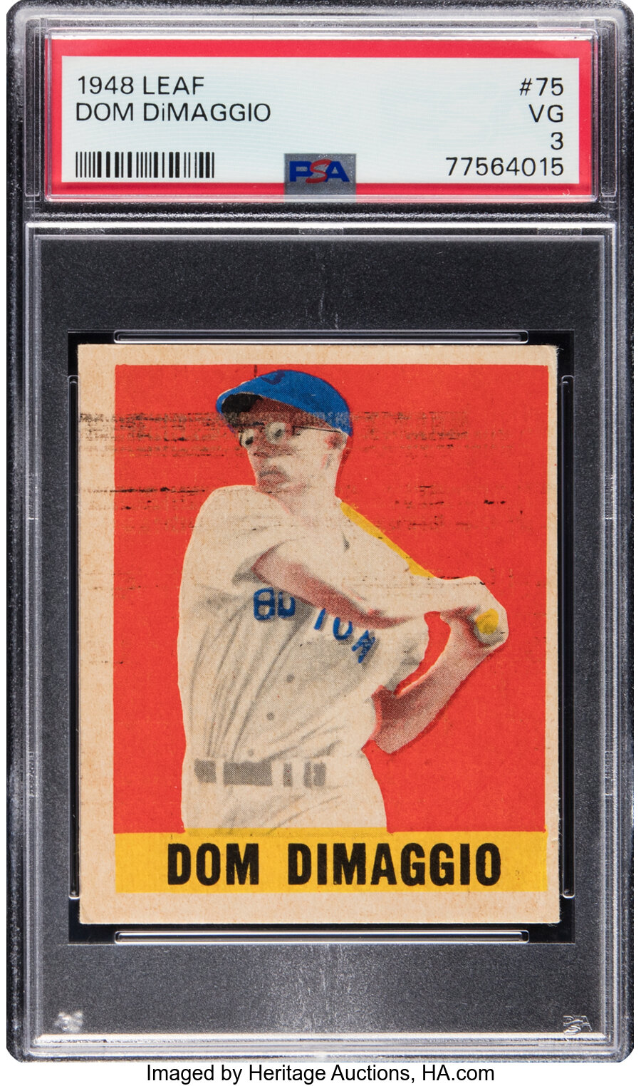 1948 Leaf Dom DiMaggio #75 PSA VG 3