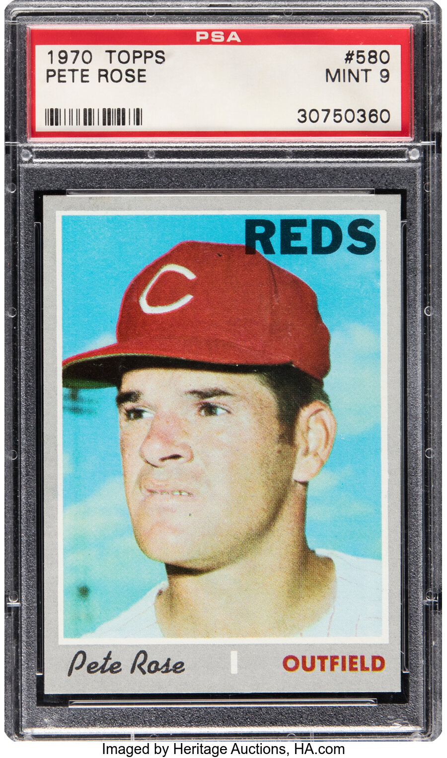 1970 Topps Pete Rose #580 PSA Mint 9