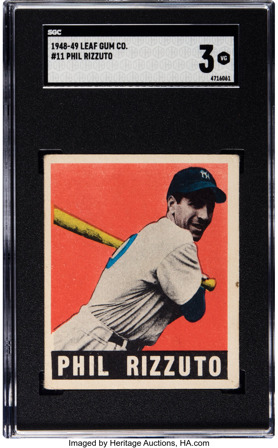 1948 Leaf Phil Rizzuto #11 SGC VG 3