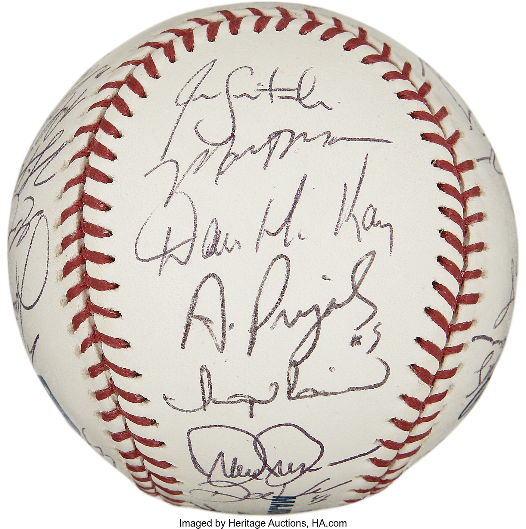 Albert Pujols St. Louis Cardinals Autographed Baseball - Art by