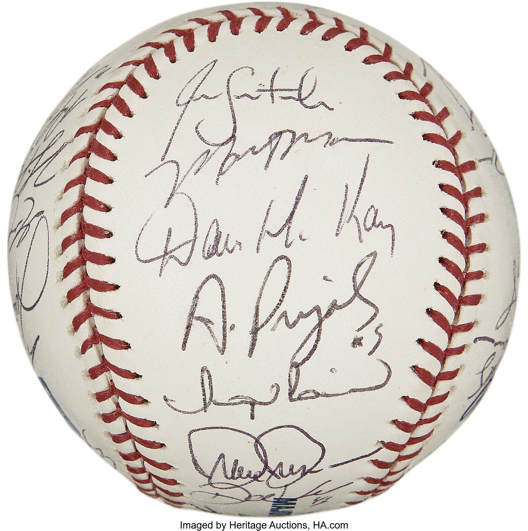 Lot Detail - Jose Albert Pujols Autographed Baseball with Rare Full Name