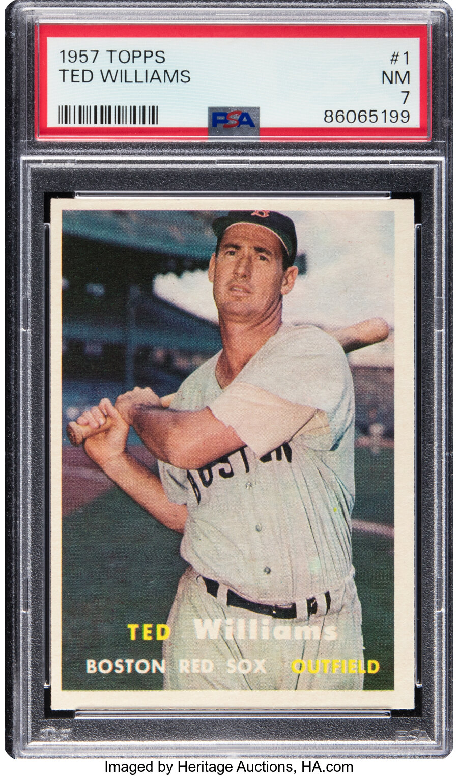 1957 Topps Ted Williams #1 PSA NM 7