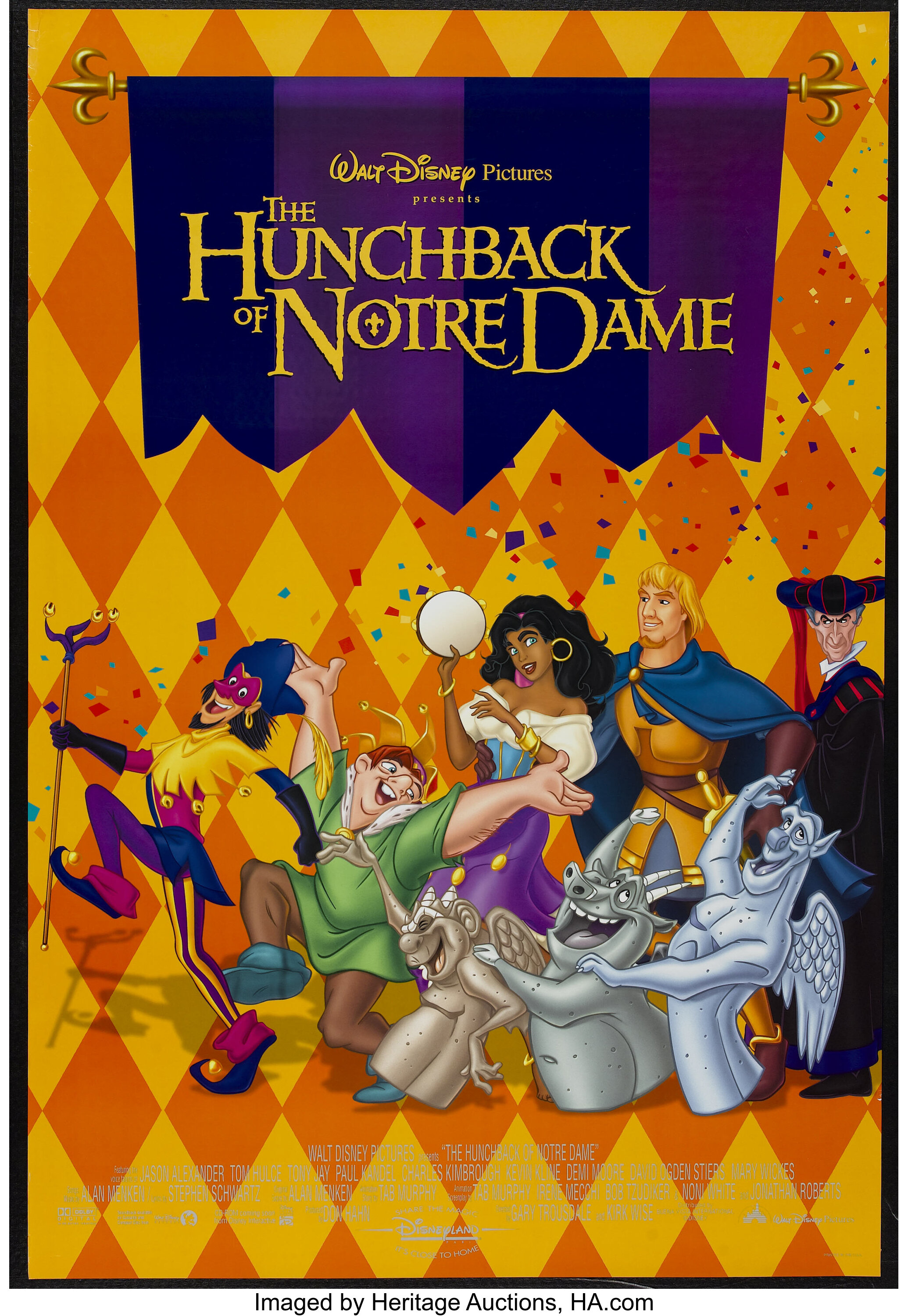 The Hunchback of Notre Dame (Buena Vista, 1996). One Sheet (27