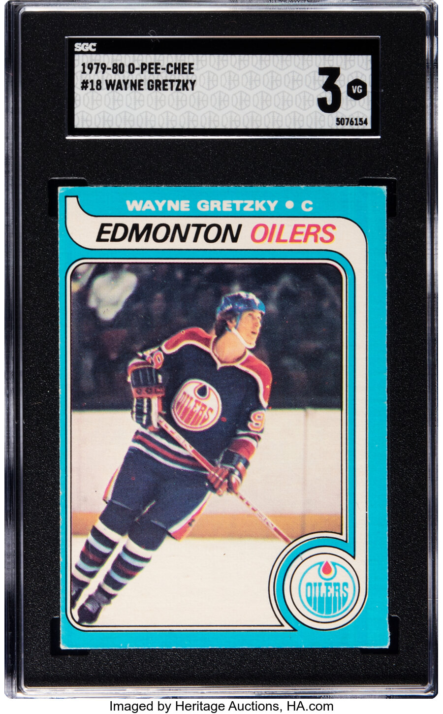 1979 O-Pee-Chee Wayne Gretzky Rookie #18 SGC VG 3