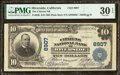 Riverside, CA - $10 1902 Plain Back Fr. 626 The Citizens National Bank Ch. # 8907 PMG Very Fine 30 EPQ