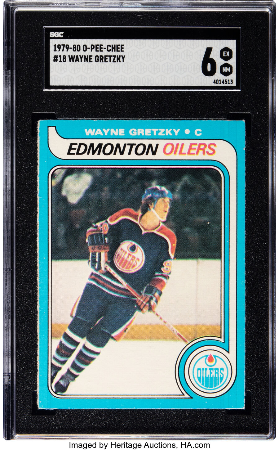 1979 O-Pee-Chee Wayne Gretzky Rookie #18 SGC EX-NM 6