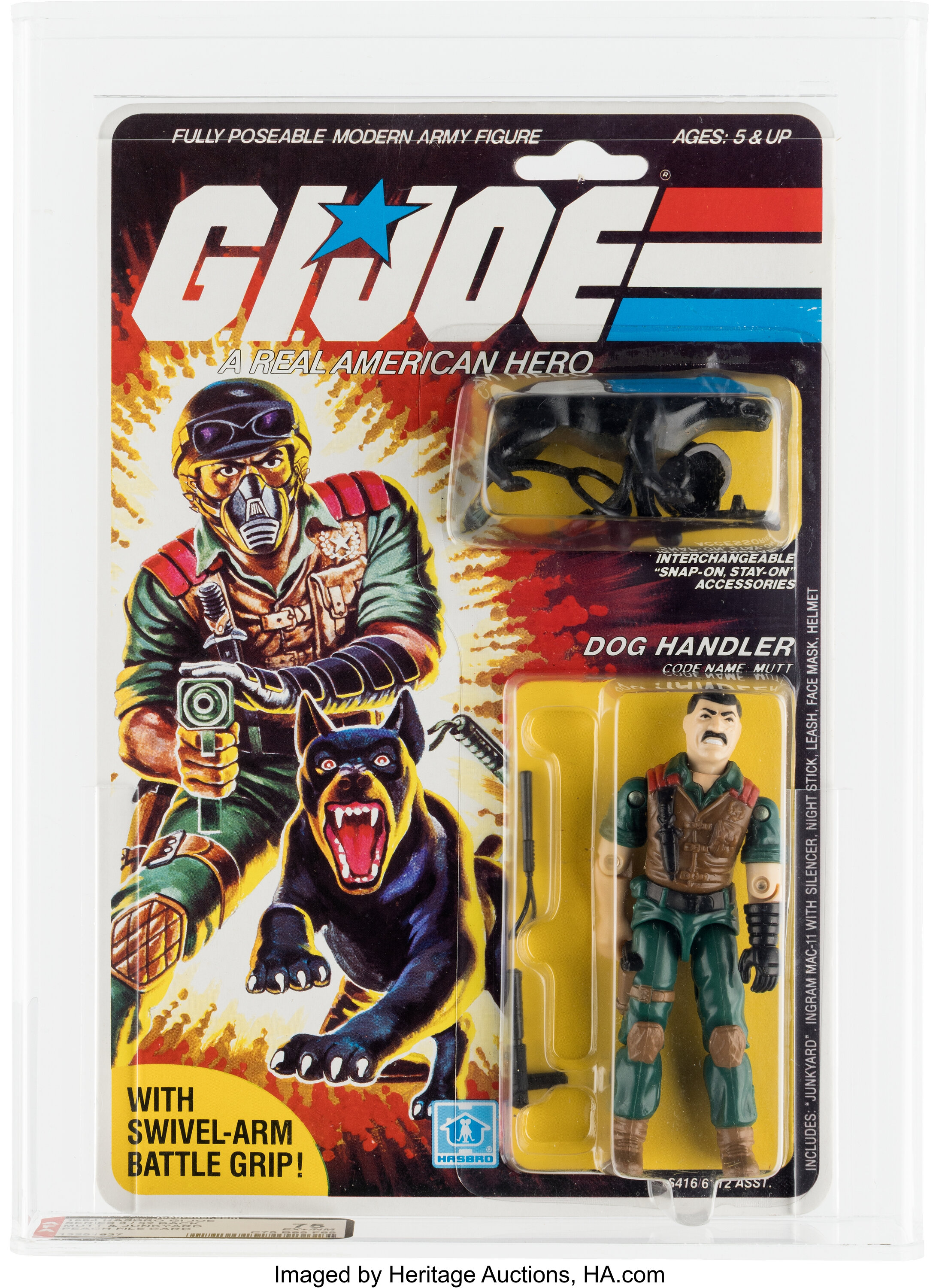 G.I. Joe Mutt & Junkyard AFA 75 (Hasbro, 1984).... Action Figures | Lot ...