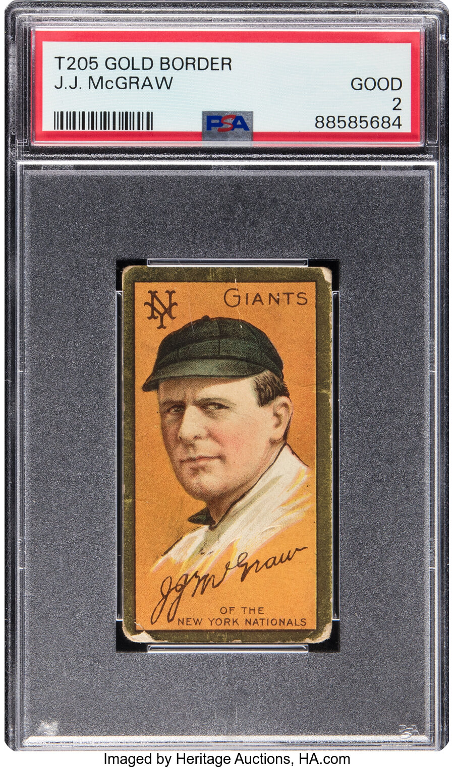 1911 T205 Piedmont John McGraw PSA Good 2