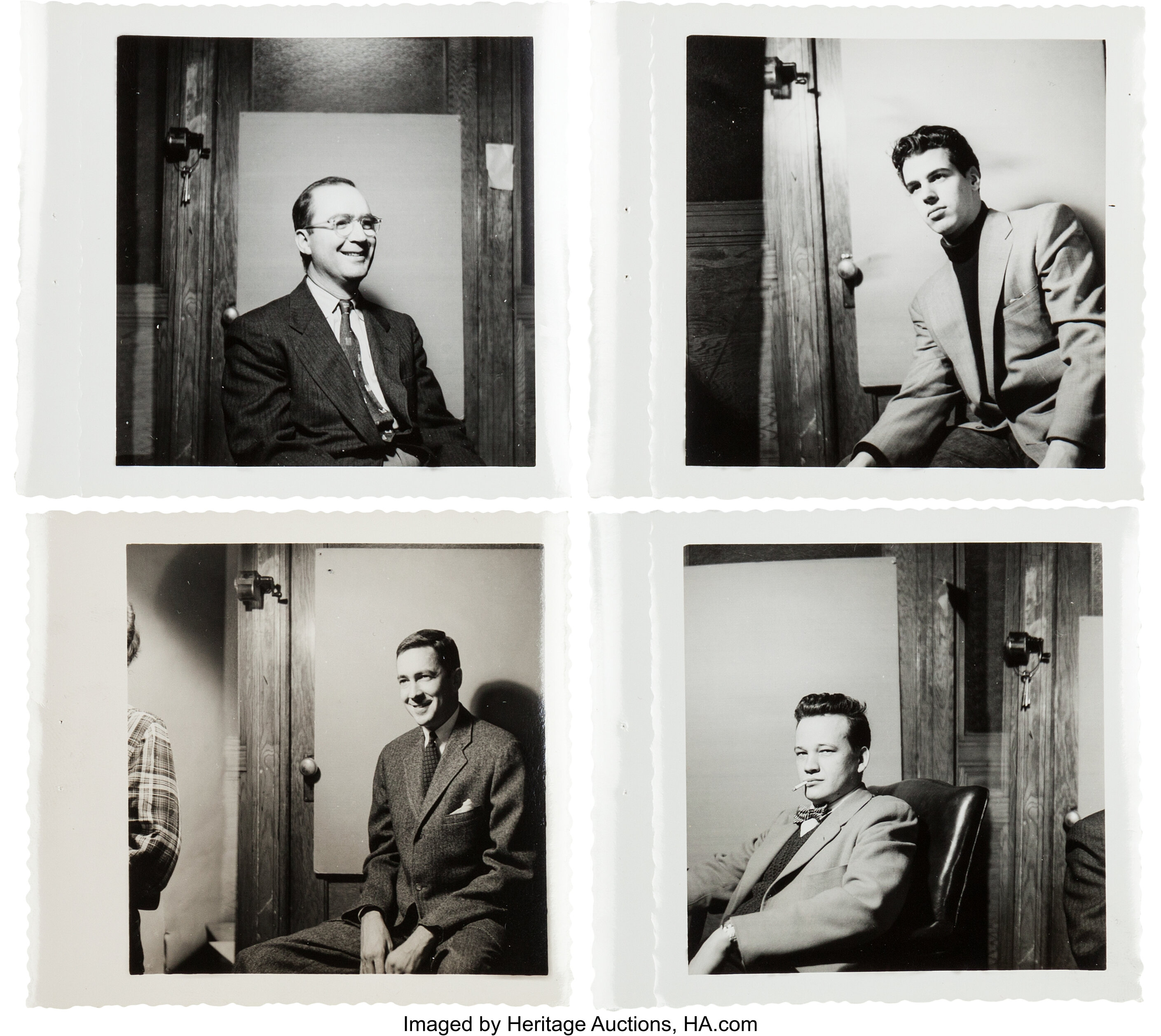 EC Photos of Artists Wally Wood, Al Williamson, George Evans, and | Lot ...