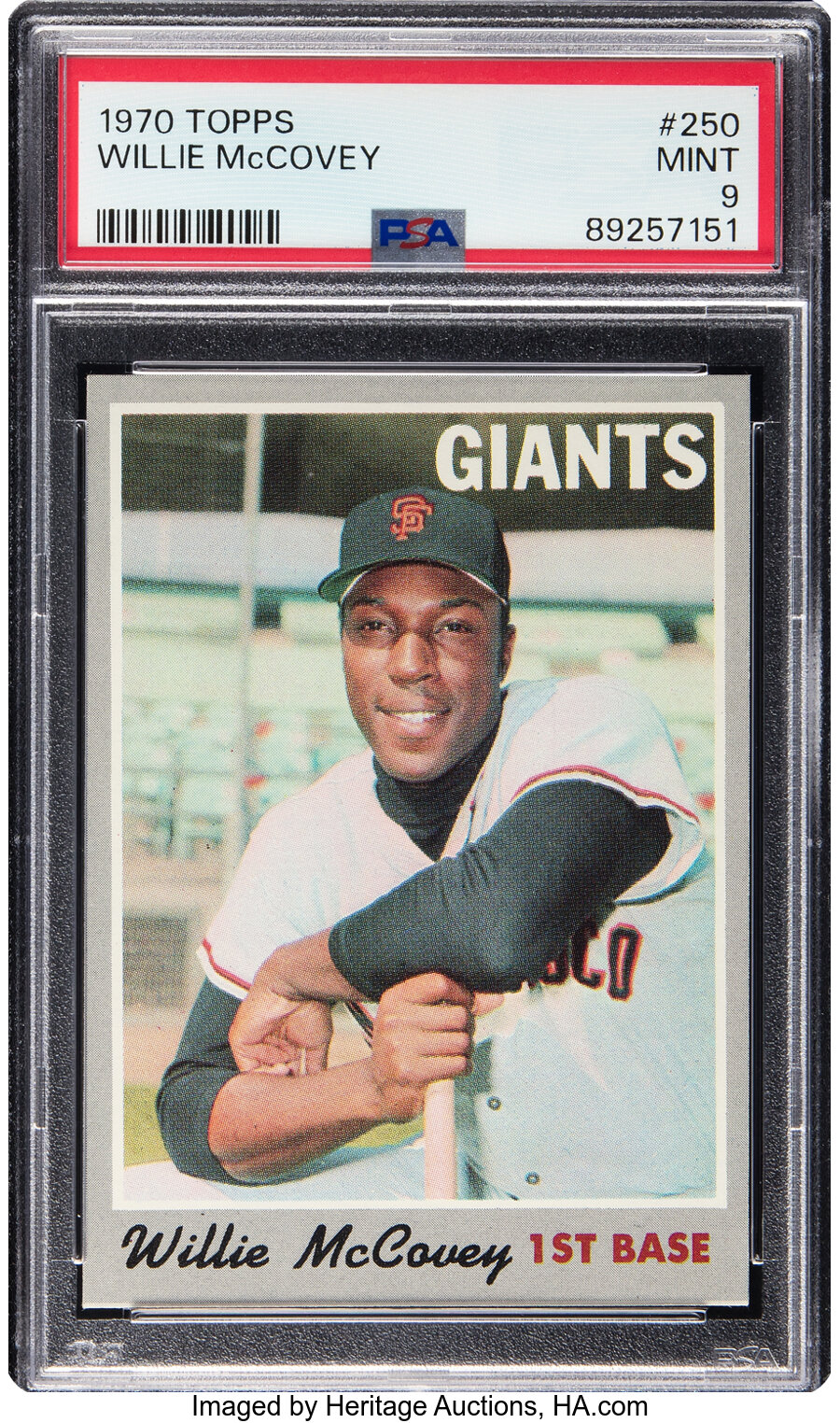 1970 Topps Willie McCovey #250 PSA Mint 9