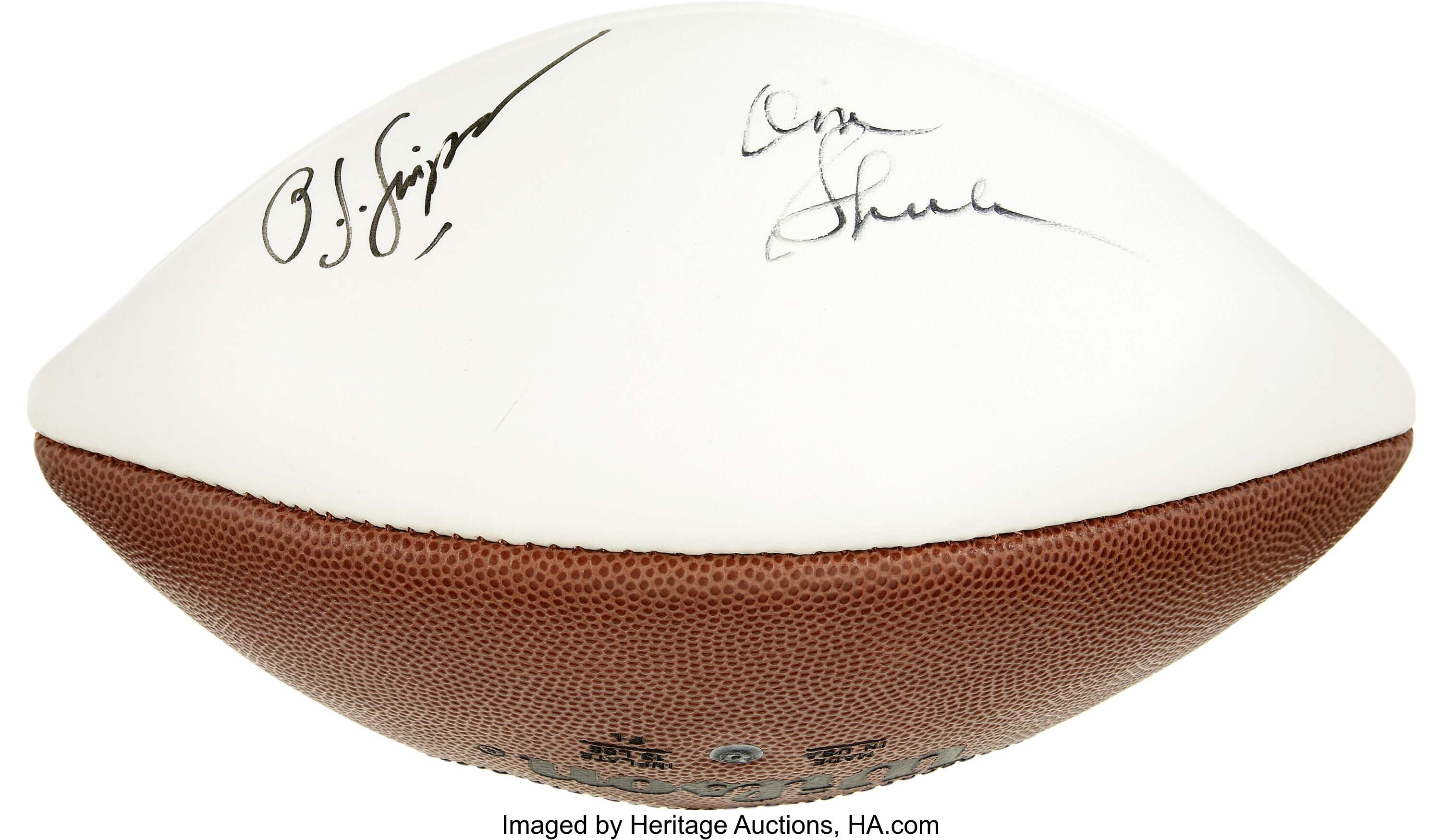 Dan Marino, Don Shula and O.J. Simpson Multi-Signed Football. The, Lot  #43131