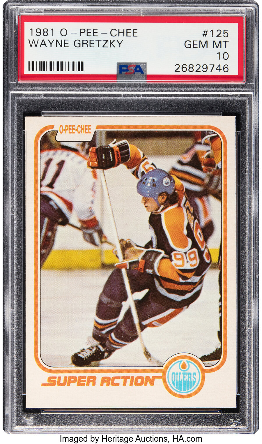 1981 O-Pee-Chee Wayne Gretzky #125 PSA Gem Mint 10