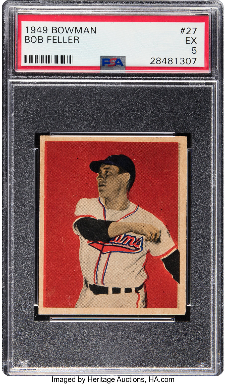 1949 Bowman Bob Feller #27 PSA EX 5