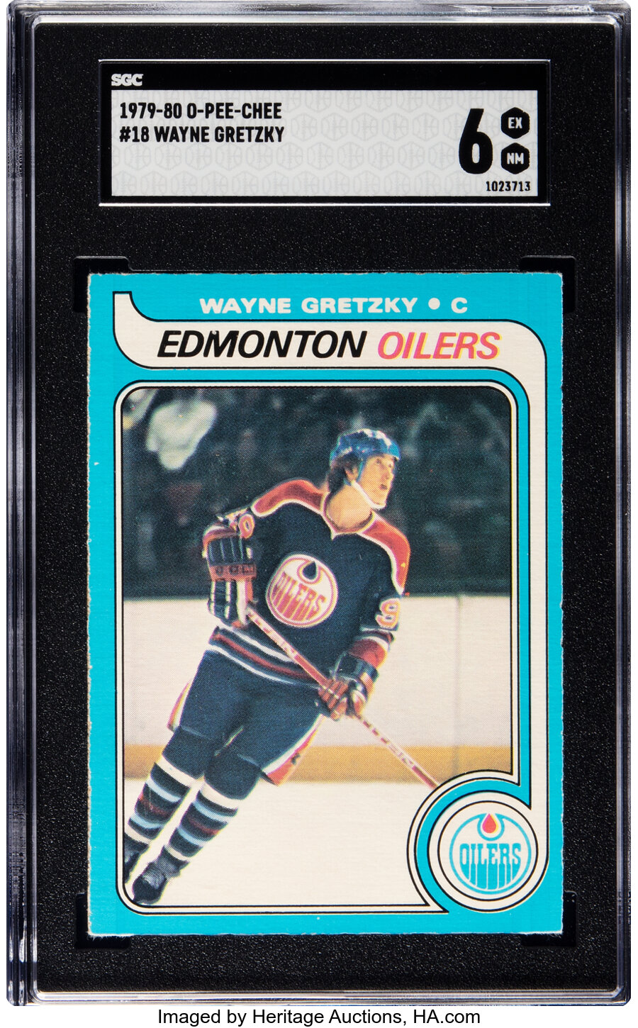 1979 O-Pee-Chee Wayne Gretzky Rookie #18 SGC EX-NM 6