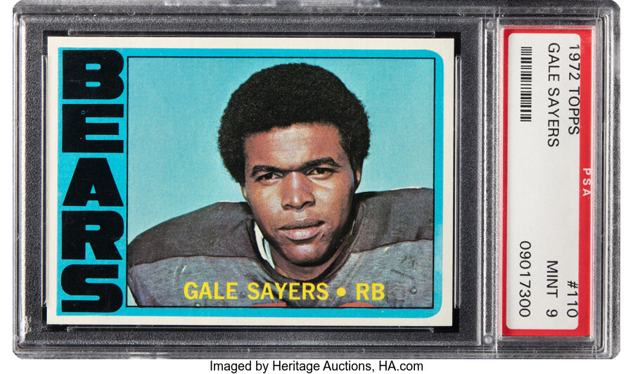 1972 Topps Gale Sayers #110 PSA Mint 9