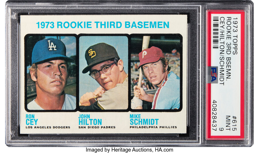 1973 Topps Mike Schmidt Rookie #615 PSA Mint 9