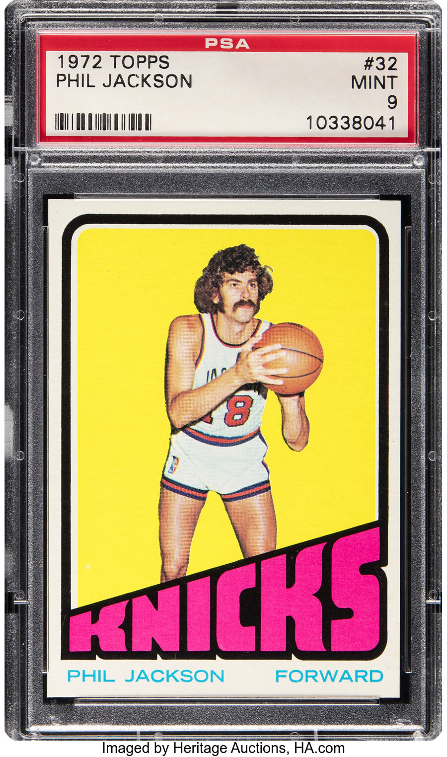 1972 Topps Phil Jackson Rookie #32 PSA Mint 9