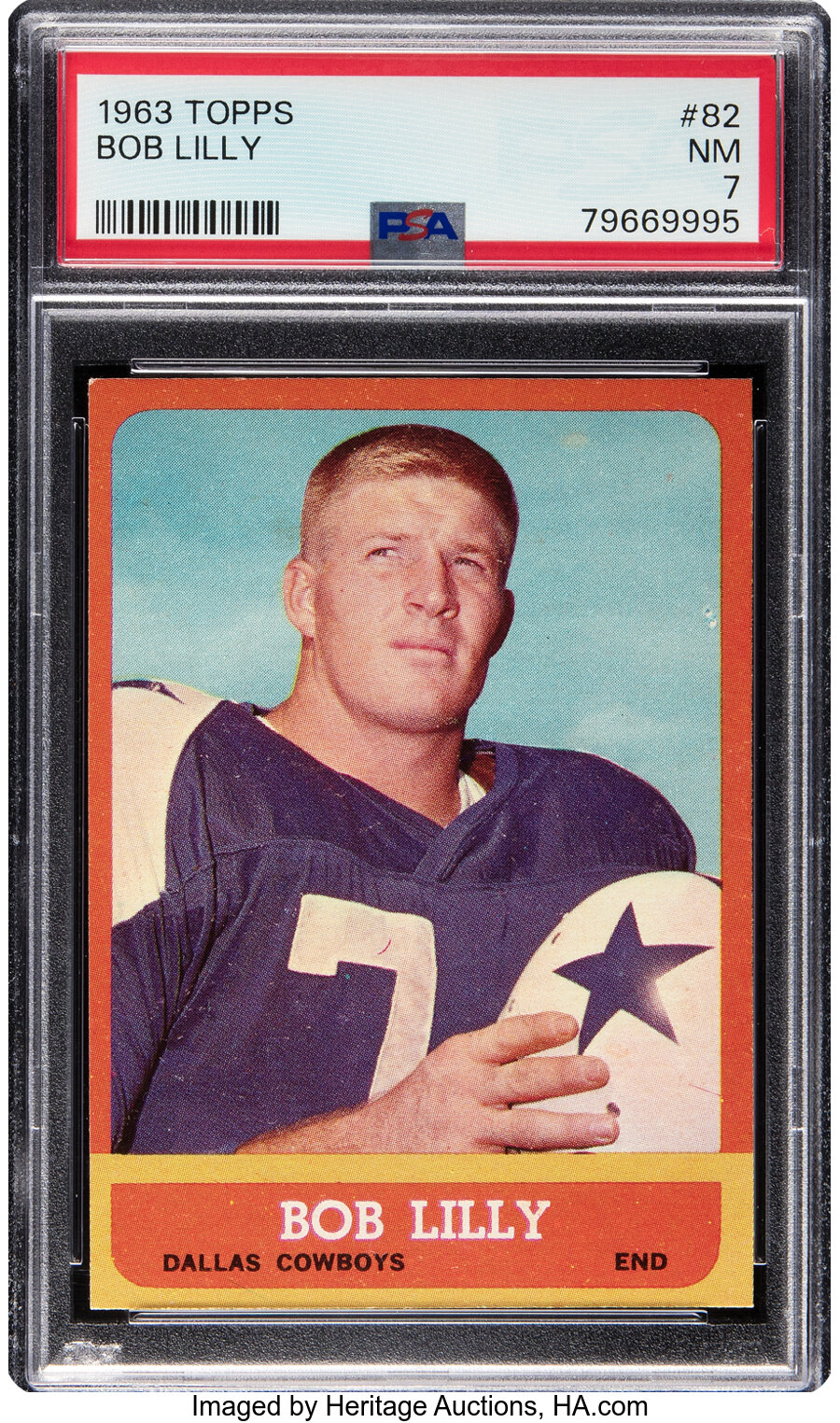 1963 Topps Bob Lilly #82 PSA NM 7