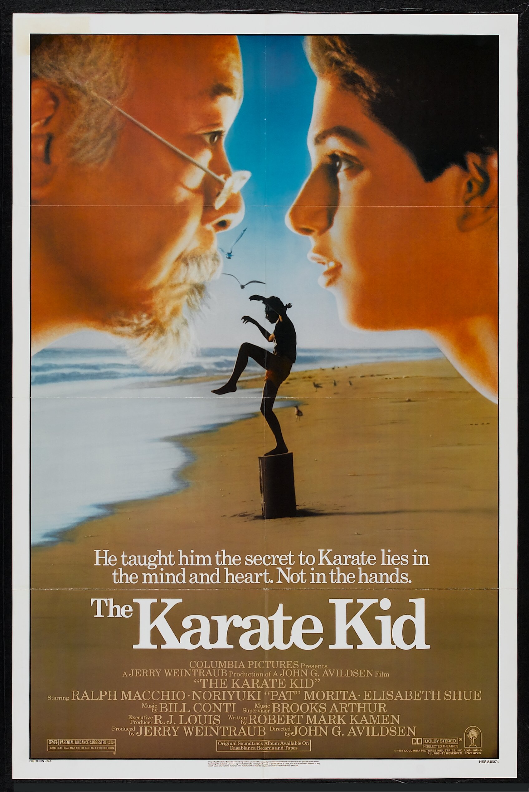 the karate kid 1984 poster