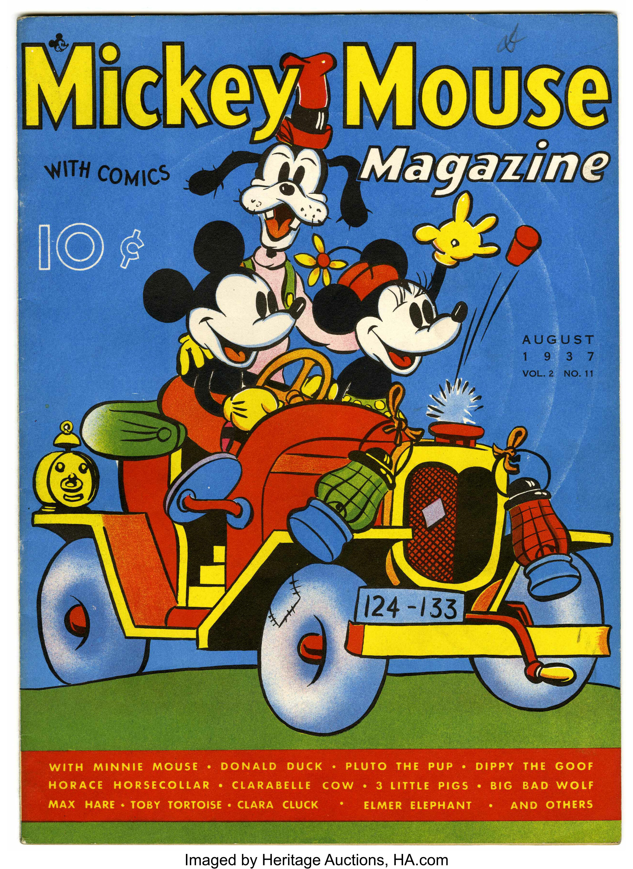 Mickey Mouse Magazine V2#11 (K. K. Publications, Inc., 1937) | Lot