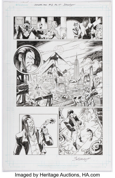 Mark Bagley and John Dell Spider-Man #2 Story Page 15 Original Art (Marvel, 2023)......