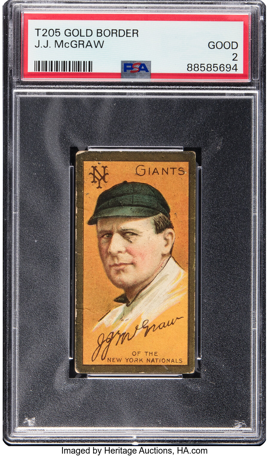 1911 T205 Piedmont John McGraw PSA Good 2