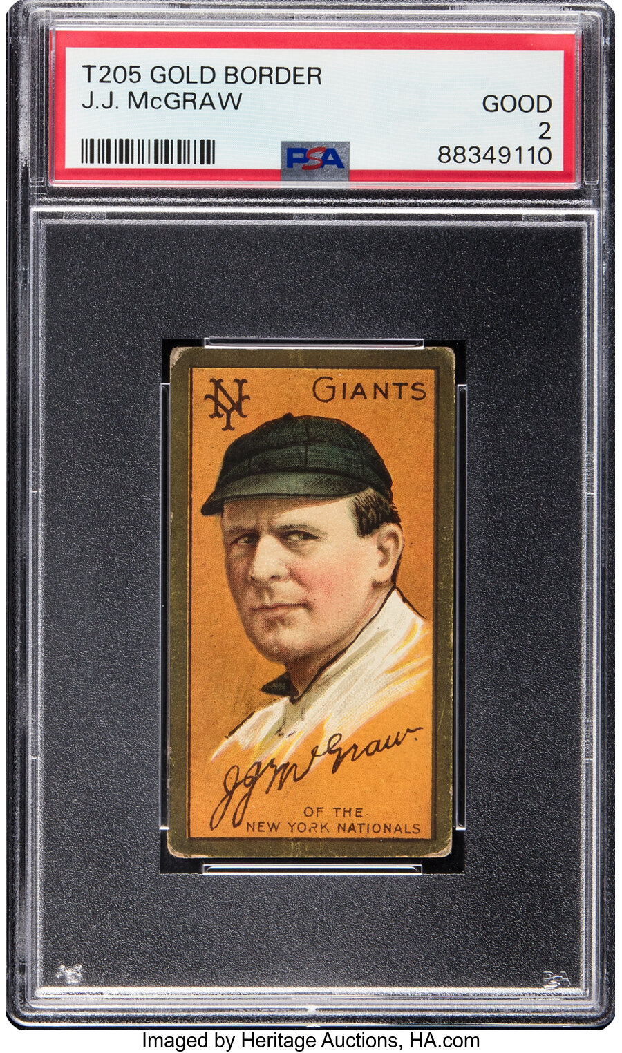 1911 T205 Piedmont John McGraw PSA Good 2