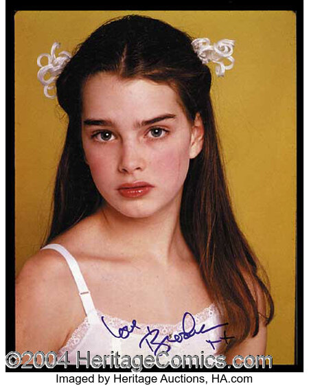 Brooke Shields Signed 8 X 10 Photo Autographs Lot 479 Heritage