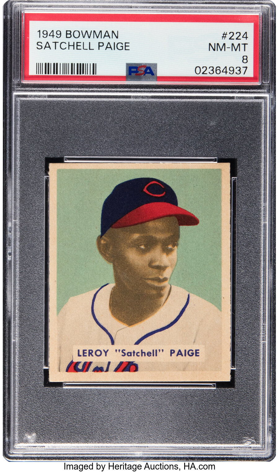 1949 Bowman Satchell Paige #224 PSA NM-MT 8